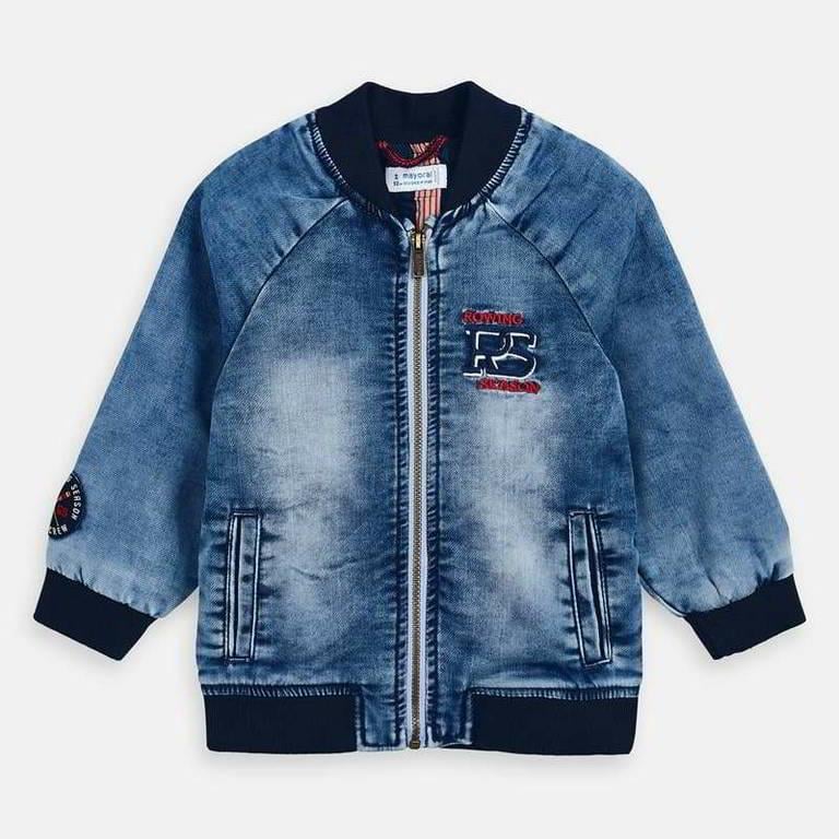 Mayoral Erkek Çocuk Denim Ceket 3445 Mavi
