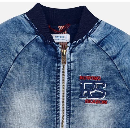 Mayoral Erkek Çocuk Denim Ceket 3445 Mavi