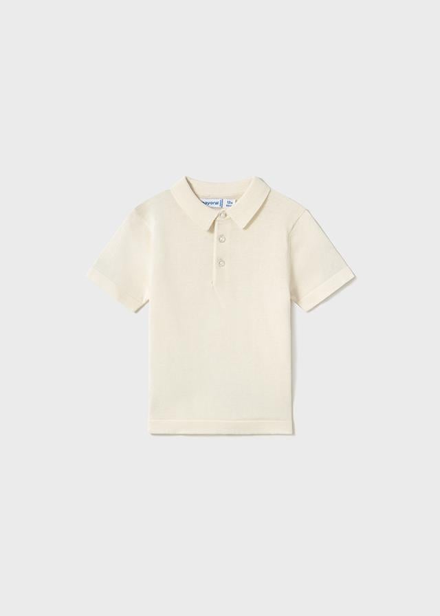Mayoral Yazlık Erkek 12 Ay-4 Yaş Polo Yaka Triko T-shirt Bej 1106
