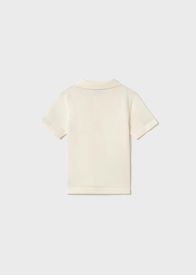 Mayoral Yazlık Erkek 12 Ay-4 Yaş Polo Yaka Triko T-shirt Bej 1106
