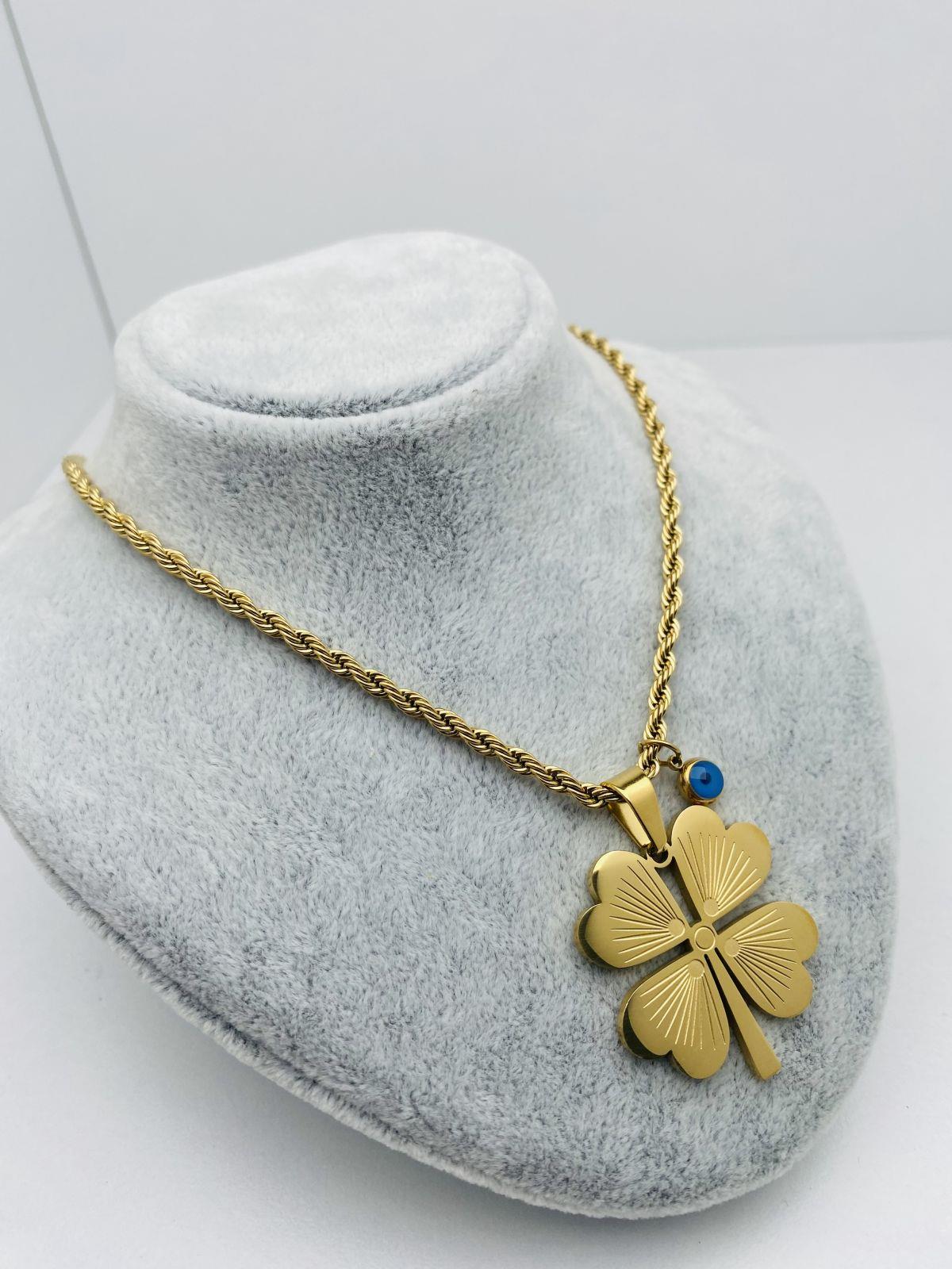 60 cm Yonca Kolye(gold) 010674
