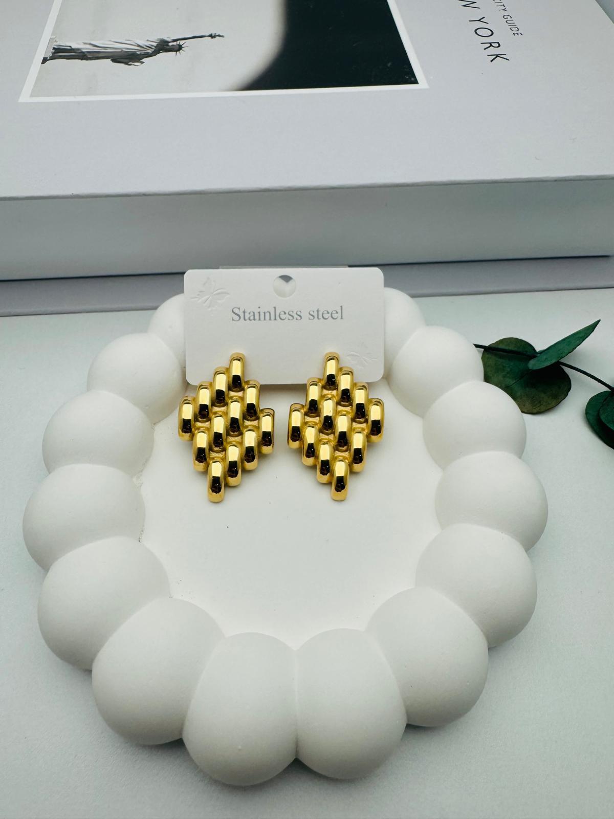 Çelik  Küpe KP444 (Gold)