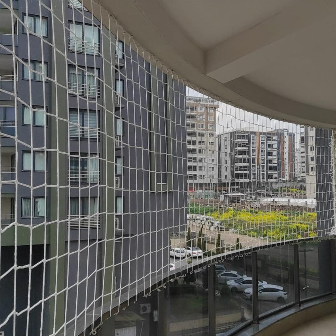 Balkon Güvenlik Filesi 4x7m Göz Aralığı 10X10cm