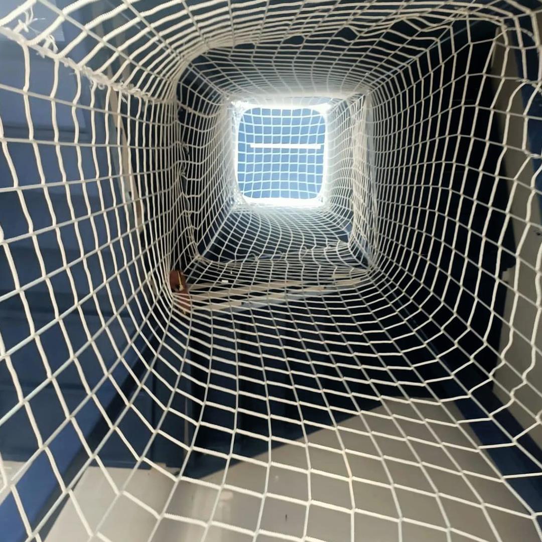 Güvenlik Filesi 2x3m Göz Aralığı 10X10mm iP Kalınlığı 6mm