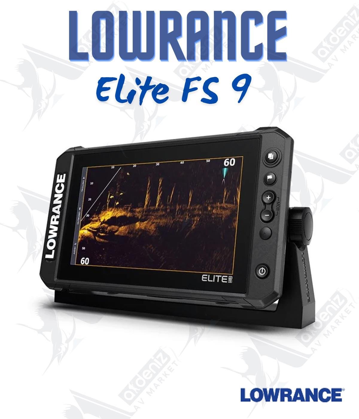 Balık Bulucu Lowrance Elite-9 FS Active Imaging 3-in-1 Chirp/ sidescan/ Down Scan+GpsLOWRANCE