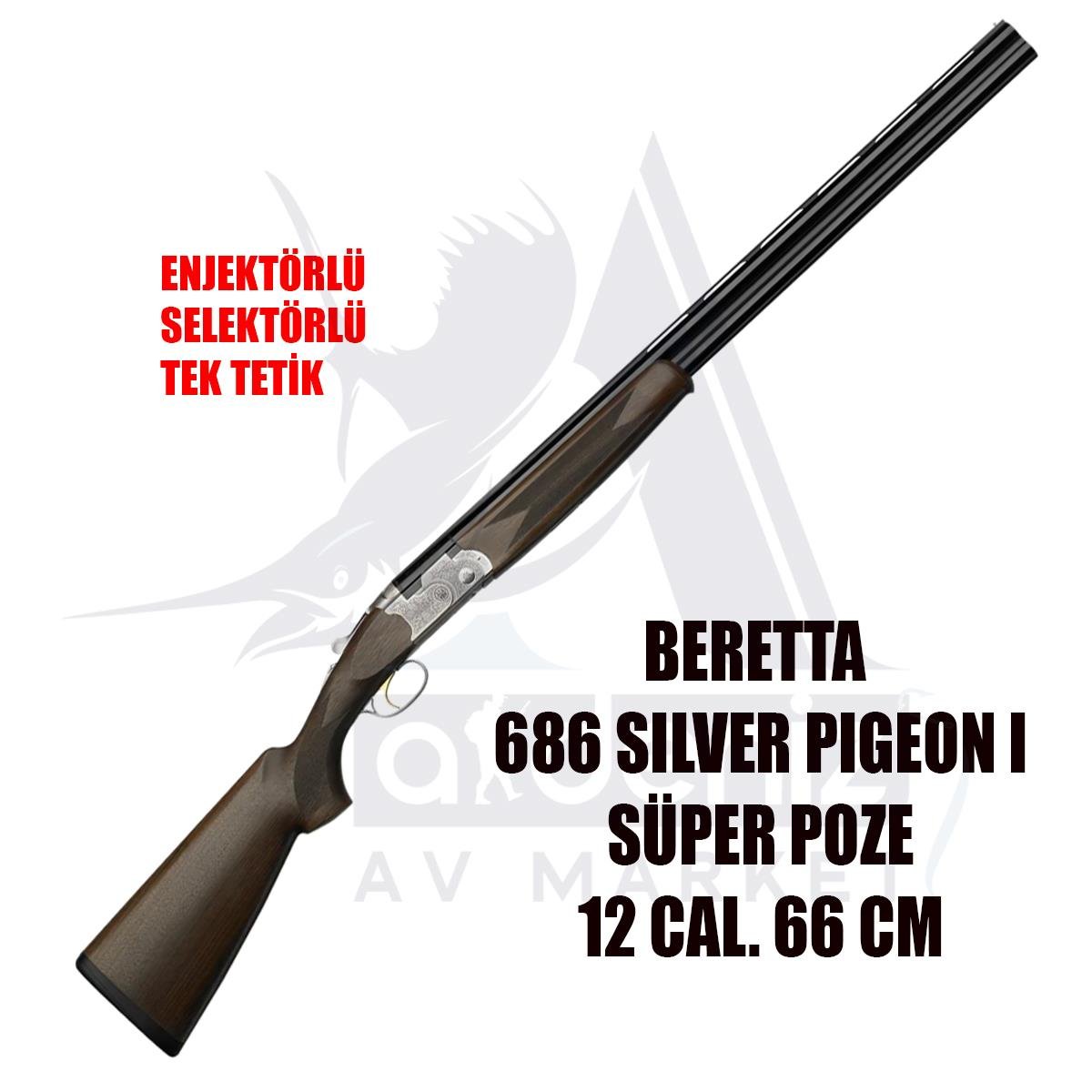 Beretta 686 Silver Pigeon I MY19 Süper Poze 12 cal. 66 cm Yivsiz Av TüfeğiBERETTA