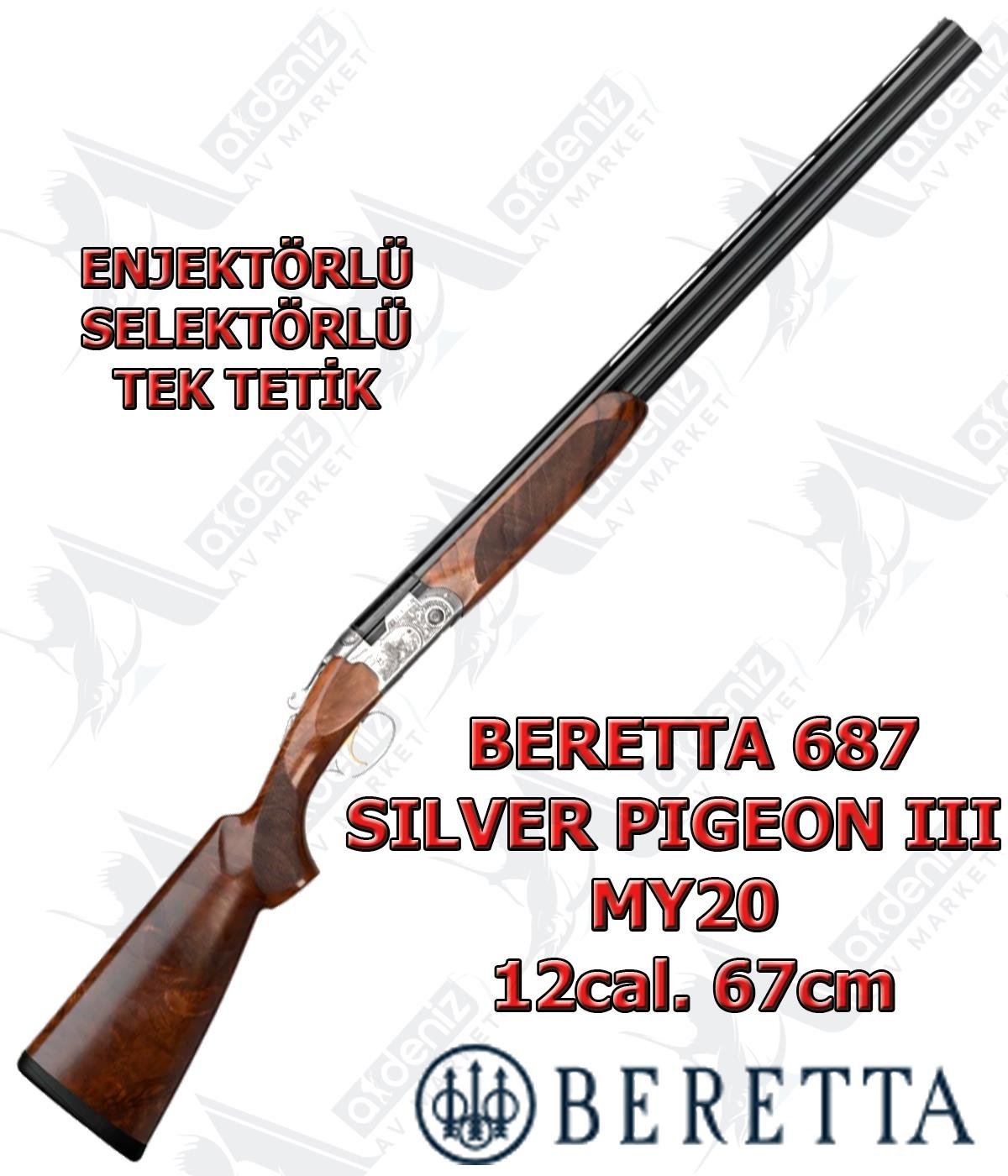 Beretta 687 Silver Pigeon 3 MY20 SÜPERPOZE 12 cal. 67 cm Yivsiz Av TüfeğiBERETTA