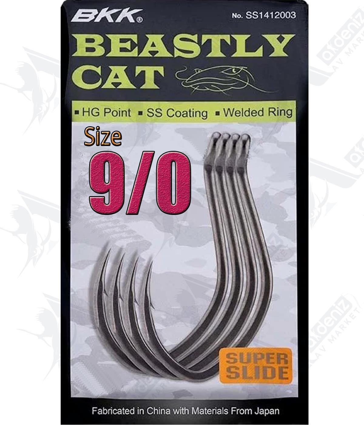 BKK Beastly Cat Olta İğnesi 4'lü Paket No:9/0BKK