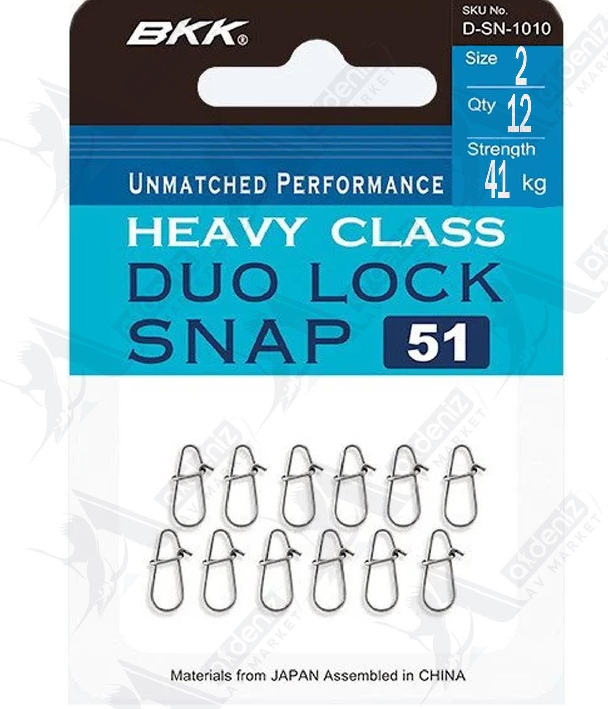 BKK Duolock Snap-51 12Pcs Klips #2BKK