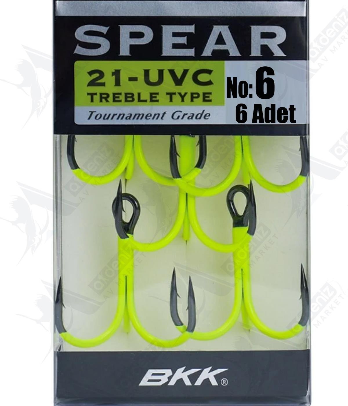 BKK Spear-21 UVC Üçlü Olta İğnesi #6BKK
