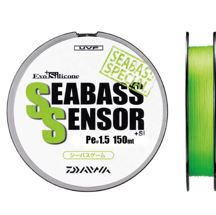 DAİWA Seabass Sensor 0,18mm Pe#1.5 150m Chartreuse İp MisinaDAİWA