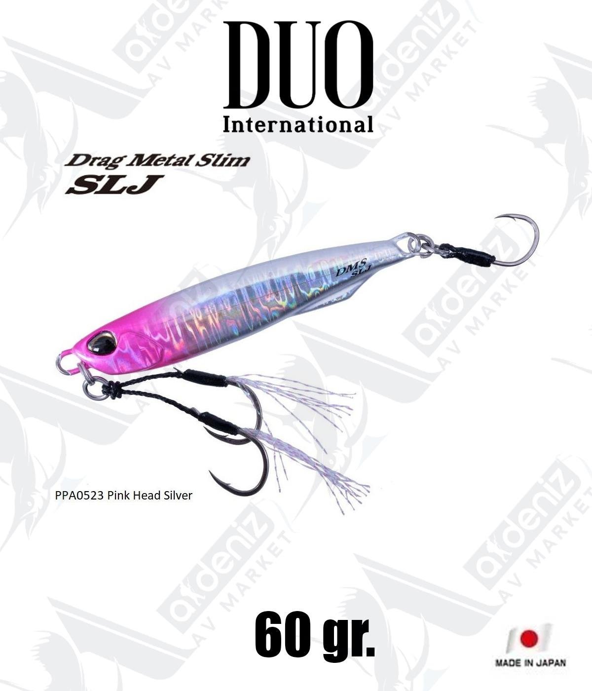Duo Drag Metal SLJ Jig 60 gr #PPA0523 Pink Head SilverDUO
