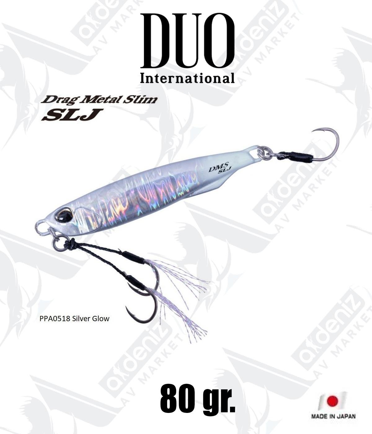 Duo Drag Metal SLJ Jig 80 gr #PPA0518 Silver GlowDUO