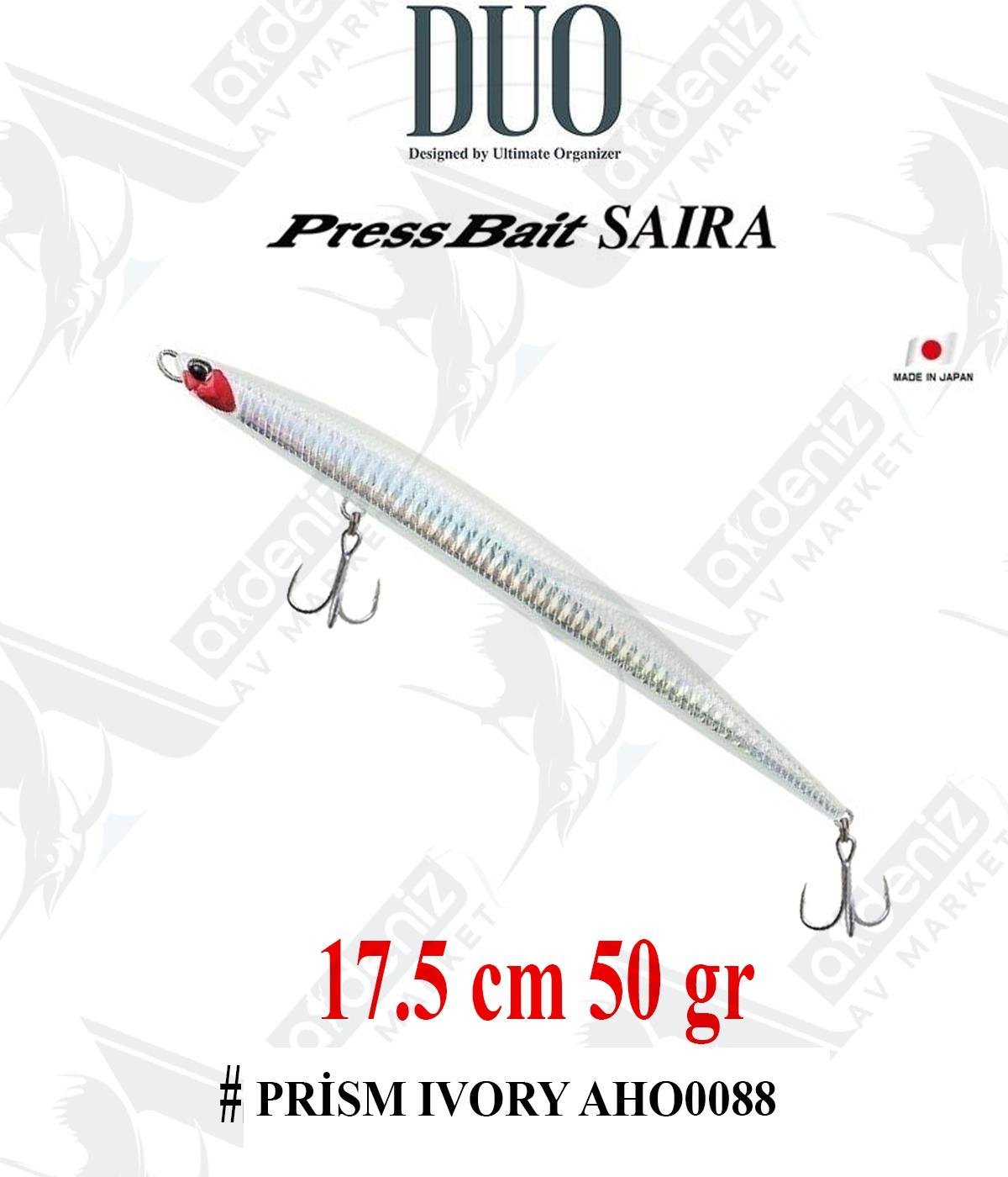 Duo Press Bait Saira 175 mm 50 gr #AHO0088 PRİSM İVORYDUO