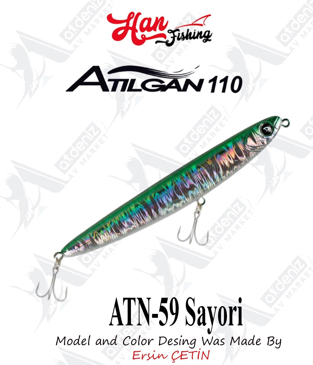 Hanfish Atılgan 110F WTD Su Üstü Maket #ATN-59 SayoriHAN FİSHİNG
