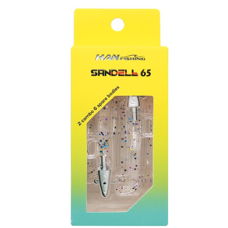 Hanfish Sandeel Silikon 65 mm #SL-610 Rock CandyHAN FİSHİNG