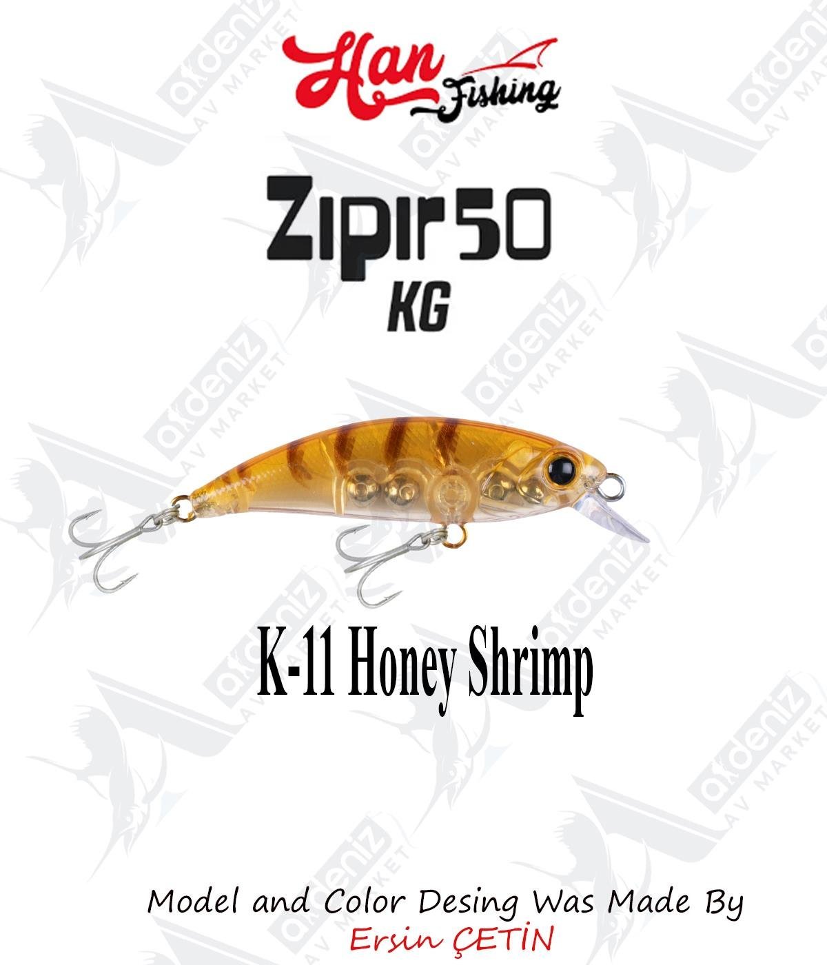 Hanfish Zıpır Kısa Gaga K-11 Honey ShrimpHAN FİSHİNG
