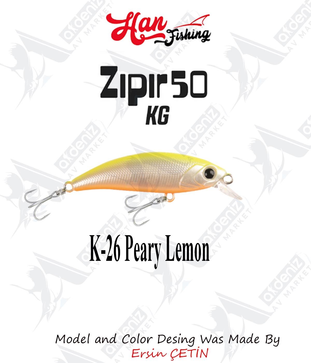 Hanfish Zıpır Kısa Gaga K-26 Peary LemonHAN FİSHİNG