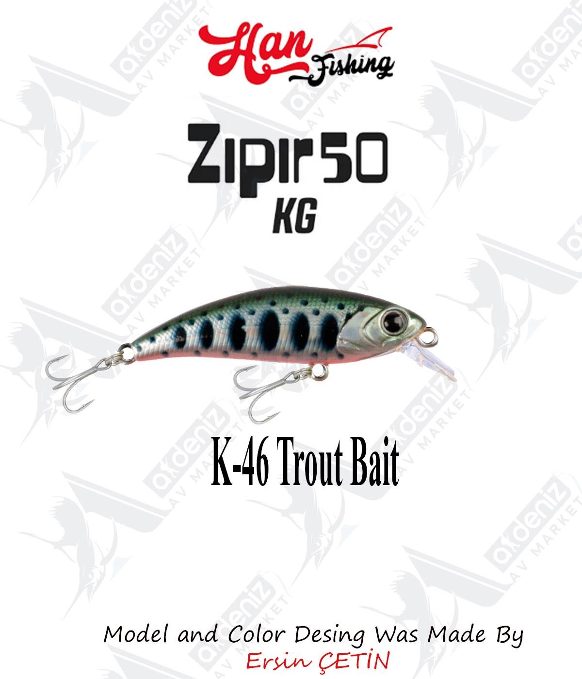 Hanfish Zıpır Kısa Gaga K-46 Trout BaitHAN FİSHİNG