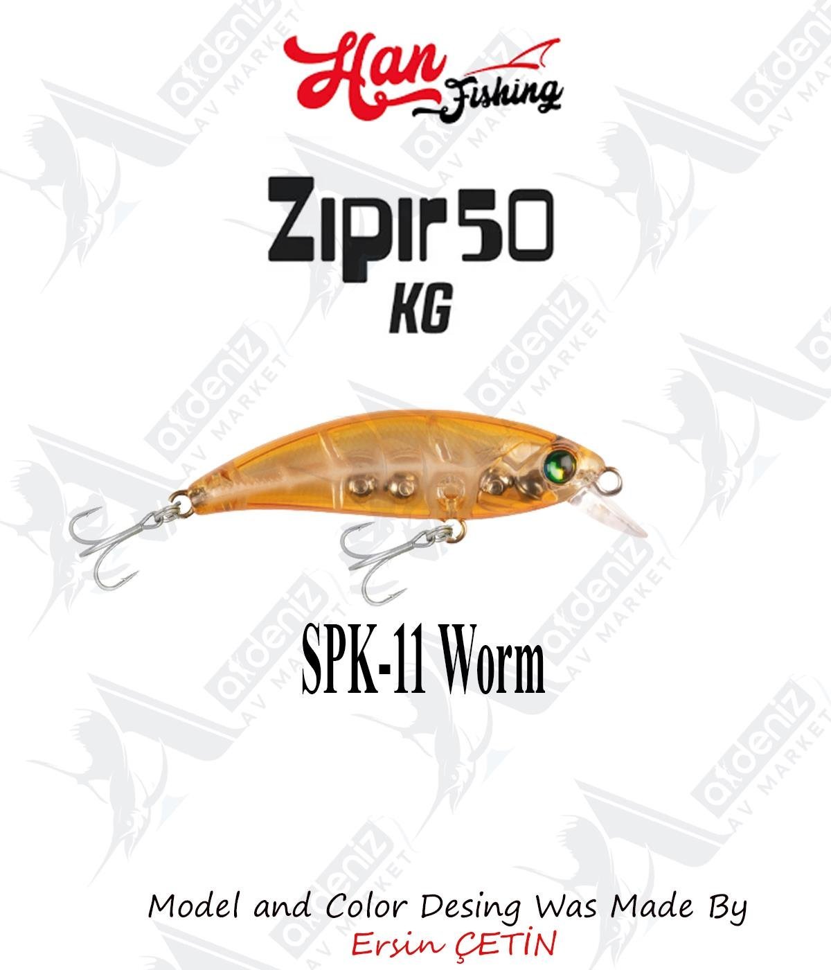 Hanfish Zıpır Kısa Gaga SPK-11 WormHAN FİSHİNG