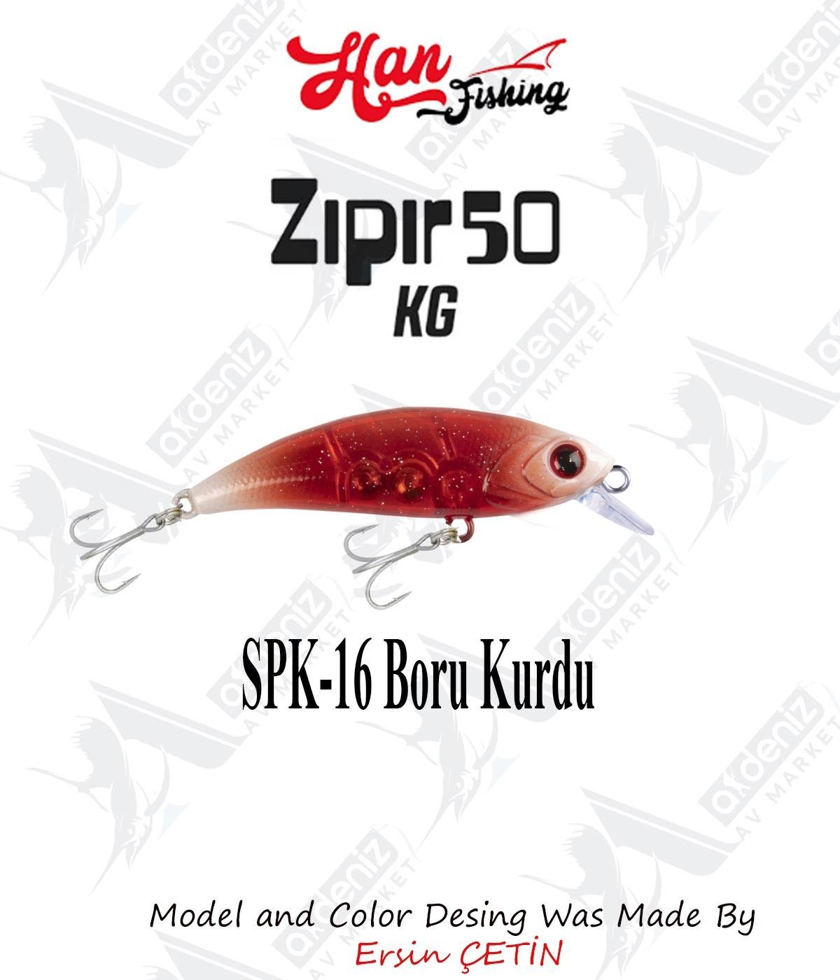 Hanfish Zıpır Kısa Gaga SPK-16 Boru KurduHAN FİSHİNG