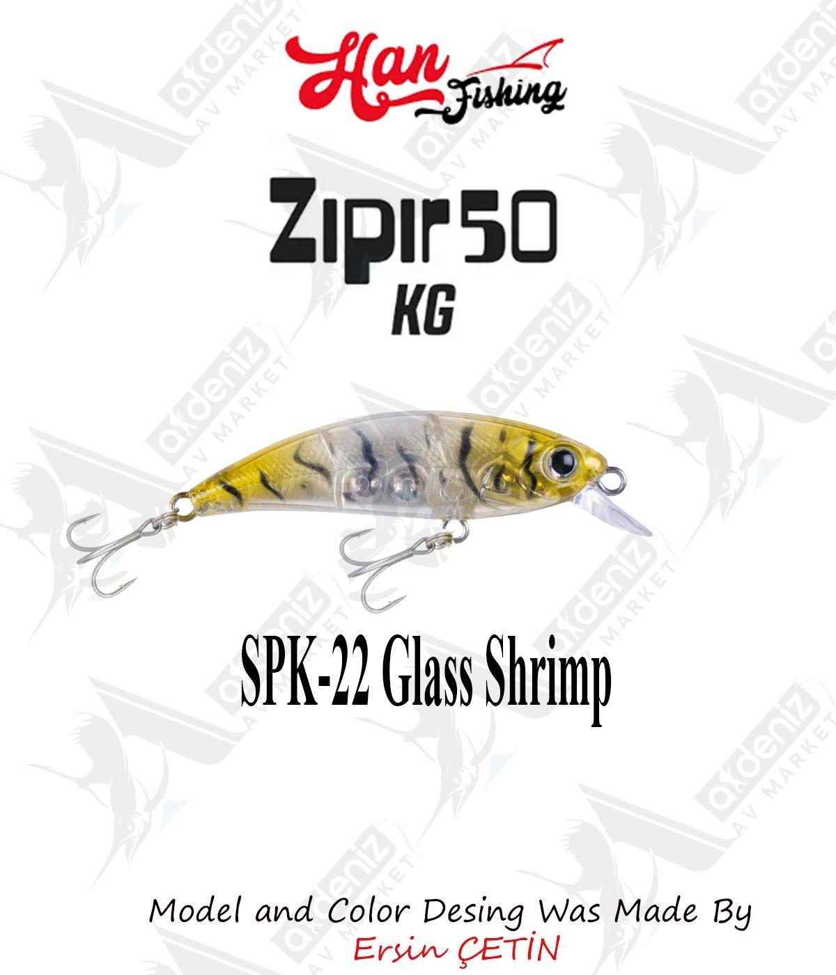 Hanfish Zıpır Kısa Gaga SPK-22 Glass ShrimpHAN FİSHİNG