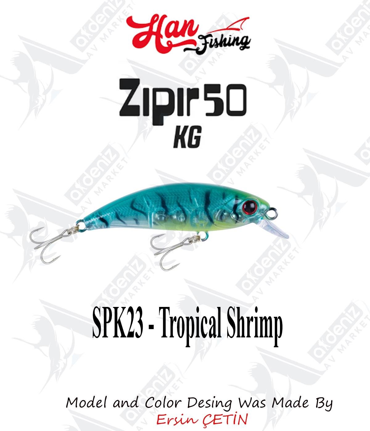 Hanfish Zıpır Kısa Gaga SPK-23 Tropical ShrimpHAN FİSHİNG