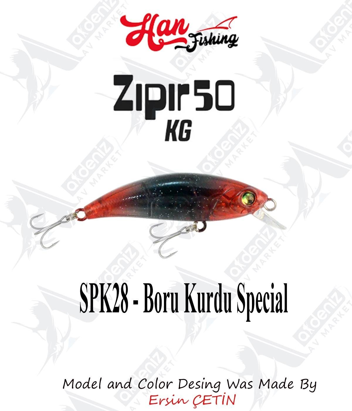 Hanfish Zıpır Kısa Gaga SPK-28 Boru Kurdu SpecialHAN FİSHİNG