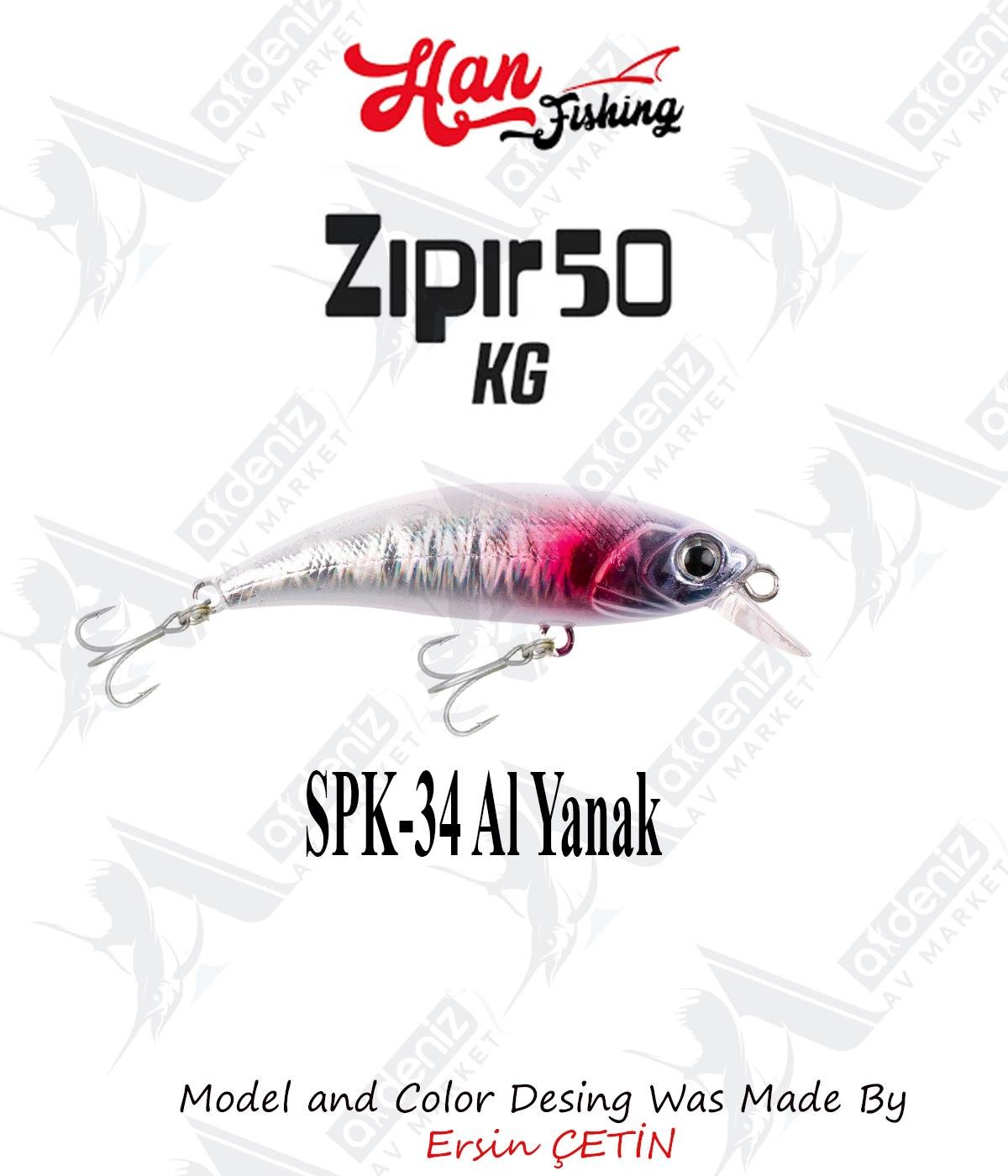 Hanfish Zıpır Kısa Gaga SPK-34 Al YanakHAN FİSHİNG