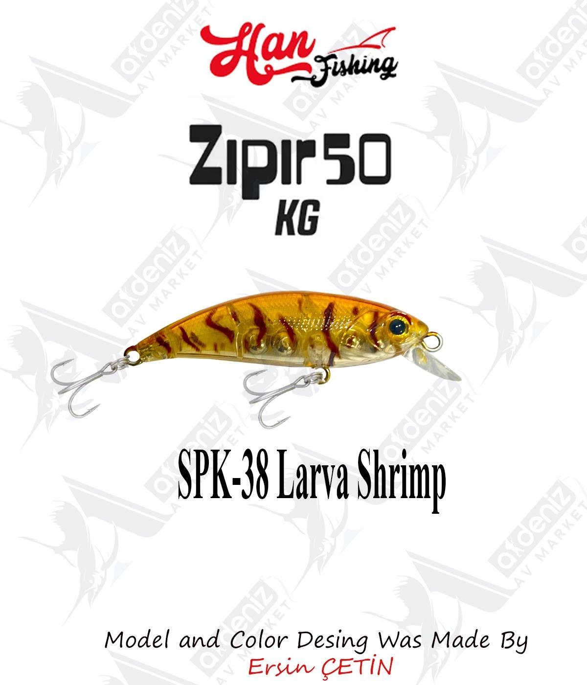 Hanfish Zıpır Kısa Gaga SPK-38 Larva ShrimpHAN FİSHİNG