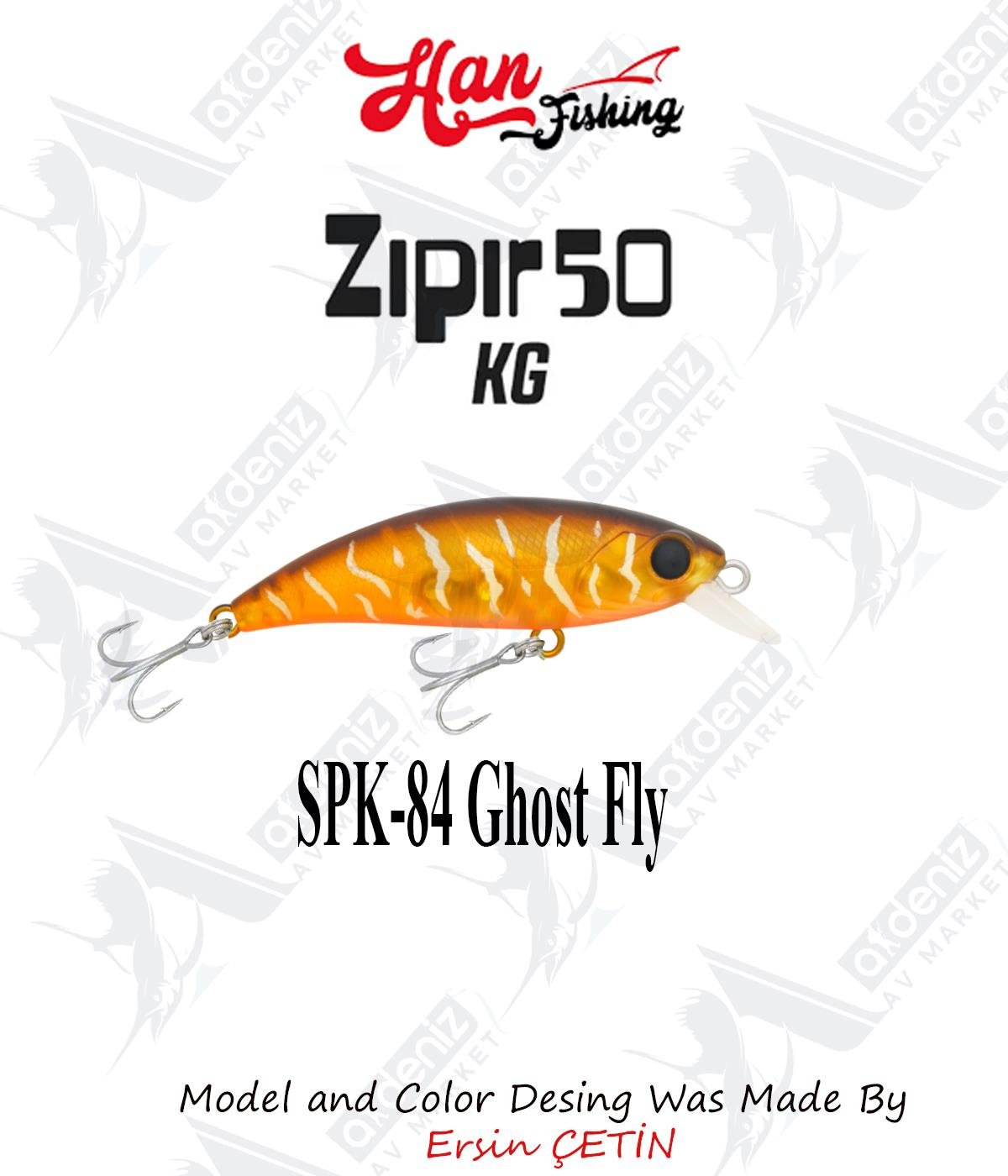 Hanfish Zıpır Kısa Gaga SPK-84 Ghost FLYHAN FİSHİNG