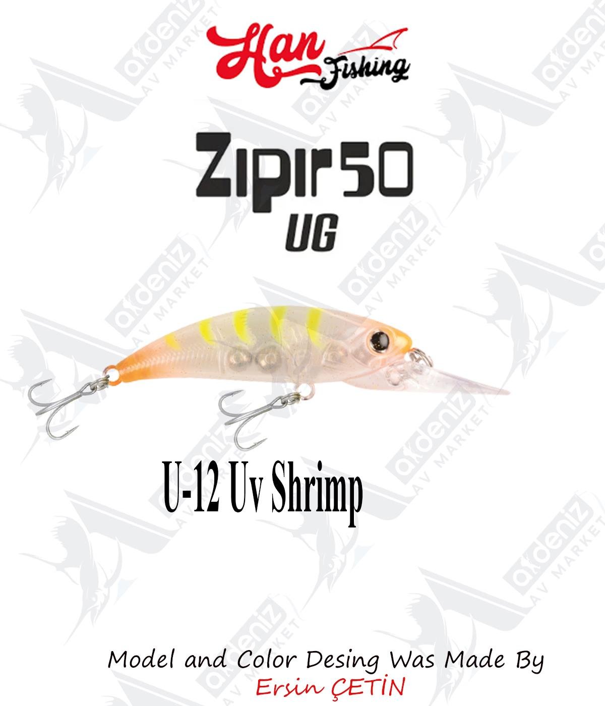Hanfish Zıpır Uzun Gaga U-12 Uv ShrimpHAN FİSHİNG