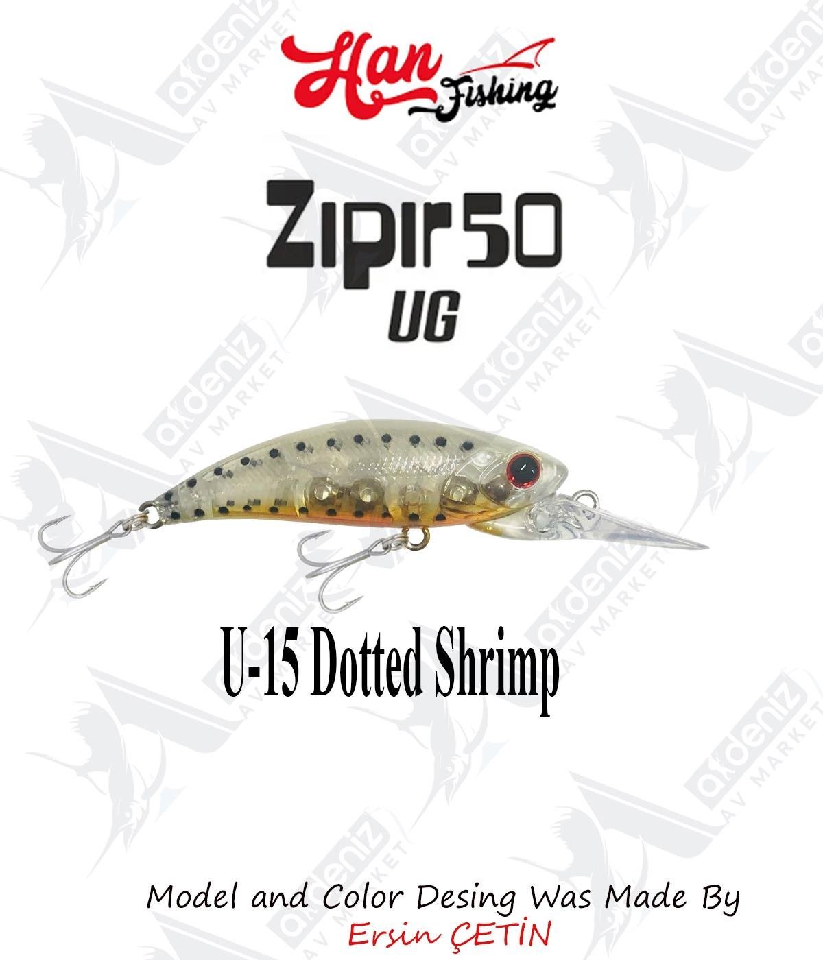 Hanfish Zıpır Uzun Gaga U-15 Dotted ShrimpHAN FİSHİNG
