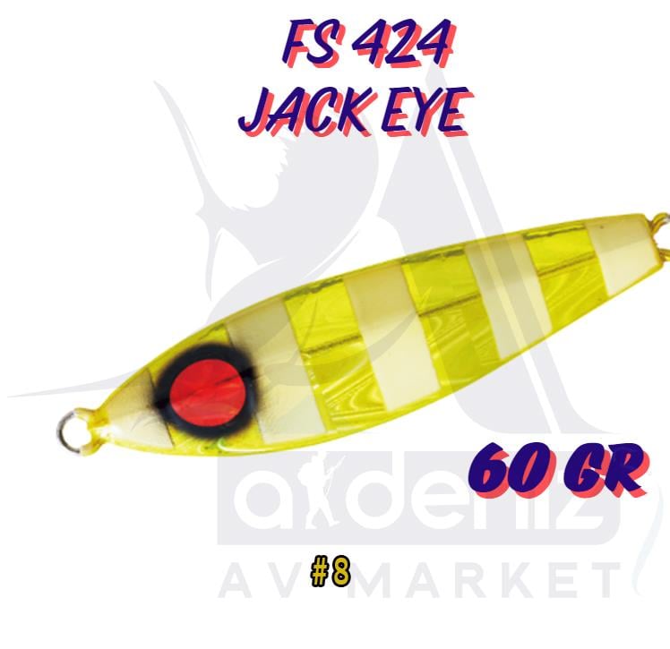 Hayabusa Fs 424 Jack Eye Slow Jig 60 gr 7 cm Color:8HAYABUSA