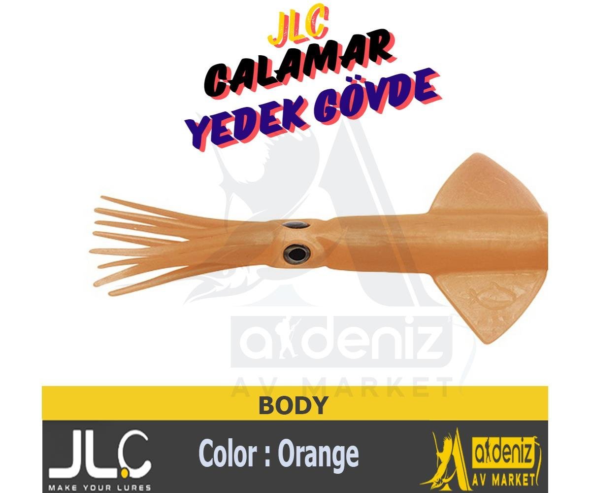 JLC Jigging A La Carta Calamar Body Replacement #5 OrangeJLC JİGGİNG A LA CARTA
