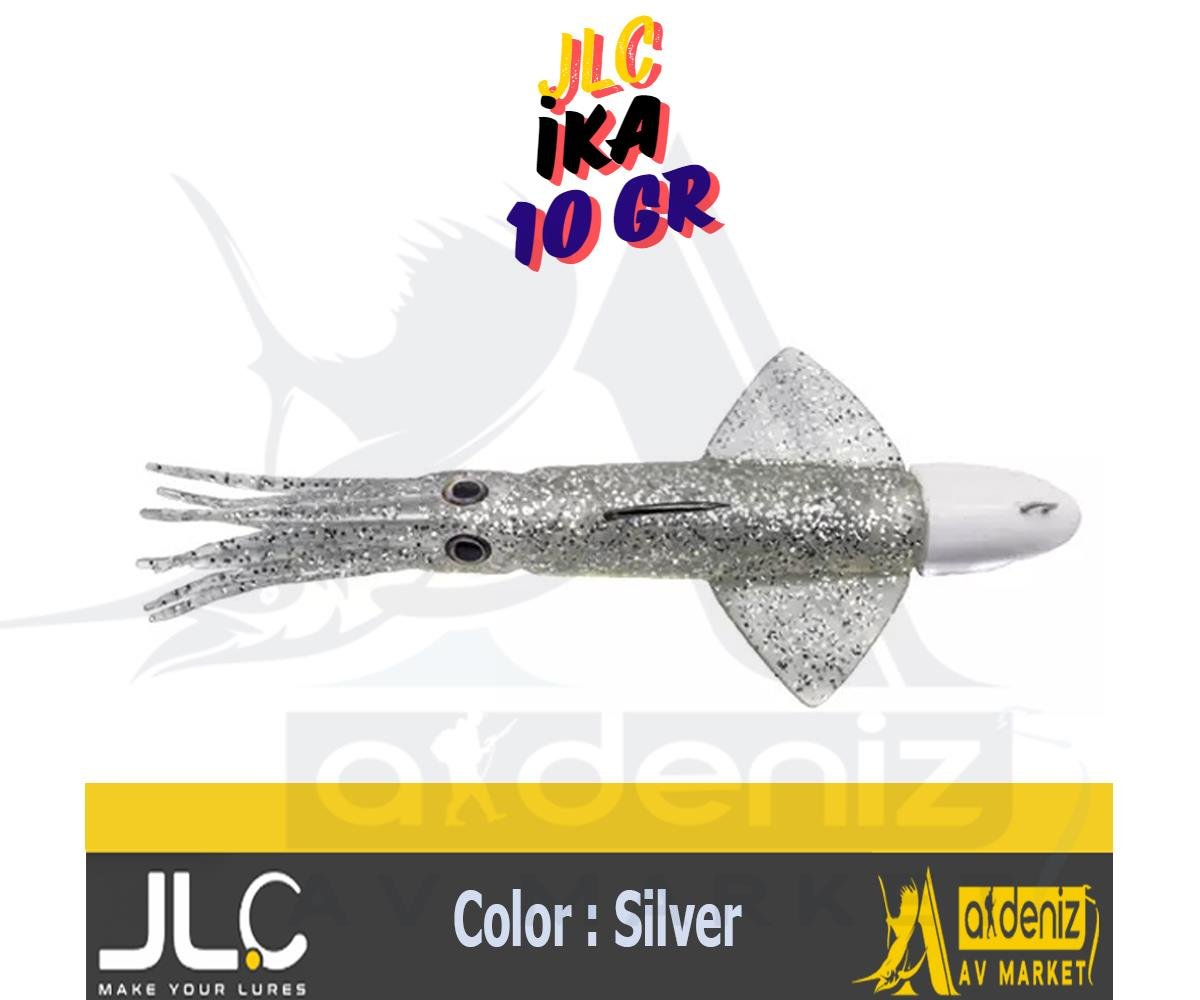 JLC Jigging A La Carta IKA 10 Gr #10 Silver plata gümüş Combo Silikon Kalamar Yem