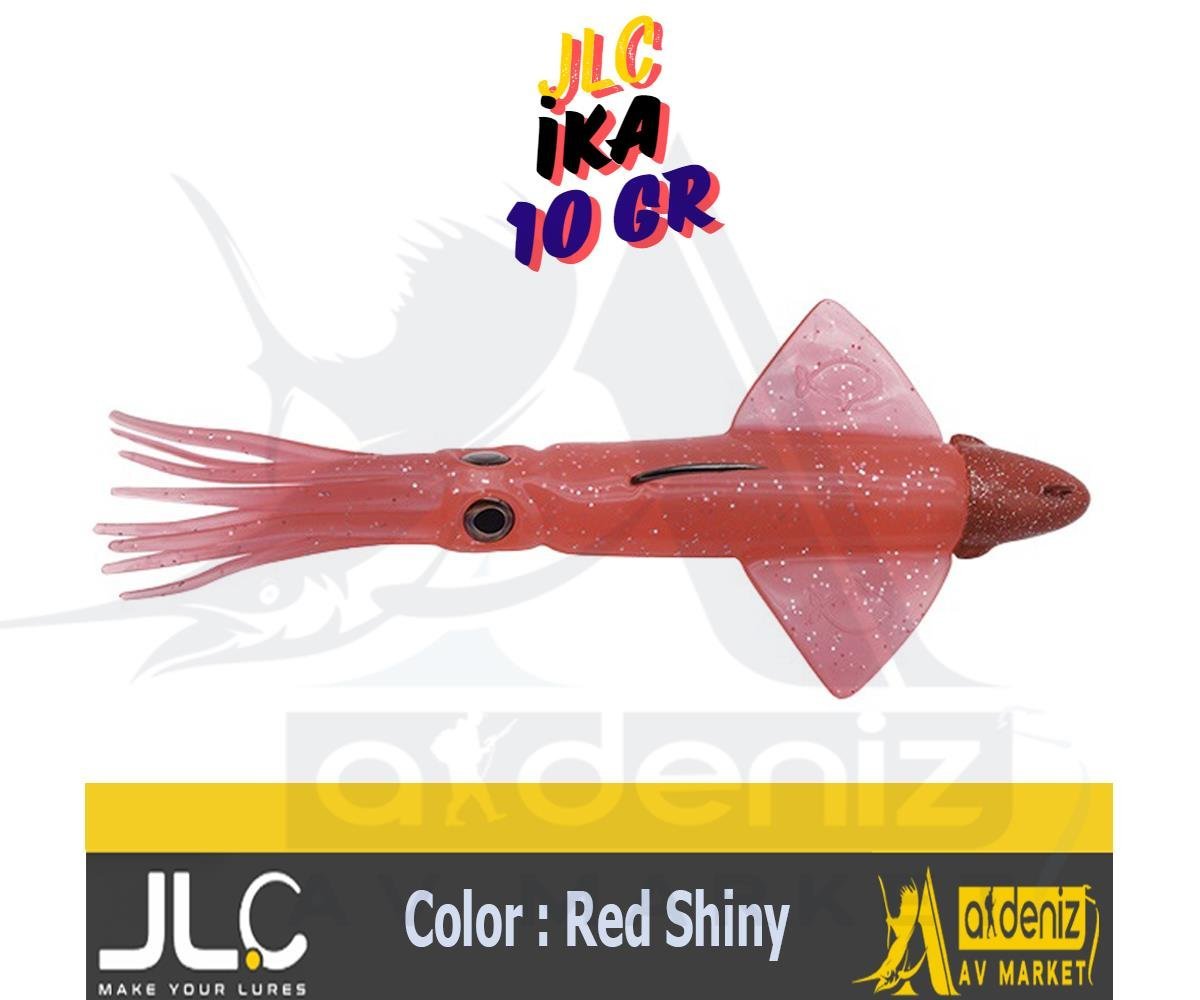 JLC Jigging A La Carta IKA 10 Gr #9 Red Shiny kırmızı Combo Silikon Kalamar Yem
