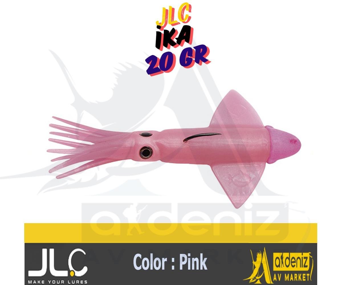 JLC Jigging A La Carta IKA 20 Gr #1 Pink pembe Combo Silikon Kalamar Yem