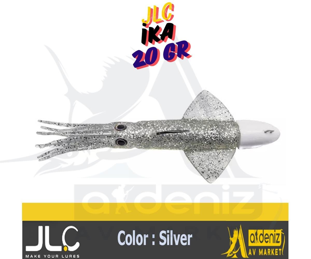 JLC Jigging A La Carta IKA 20 Gr #10 Silver plata gümüş Combo Silikon Kalamar Yem