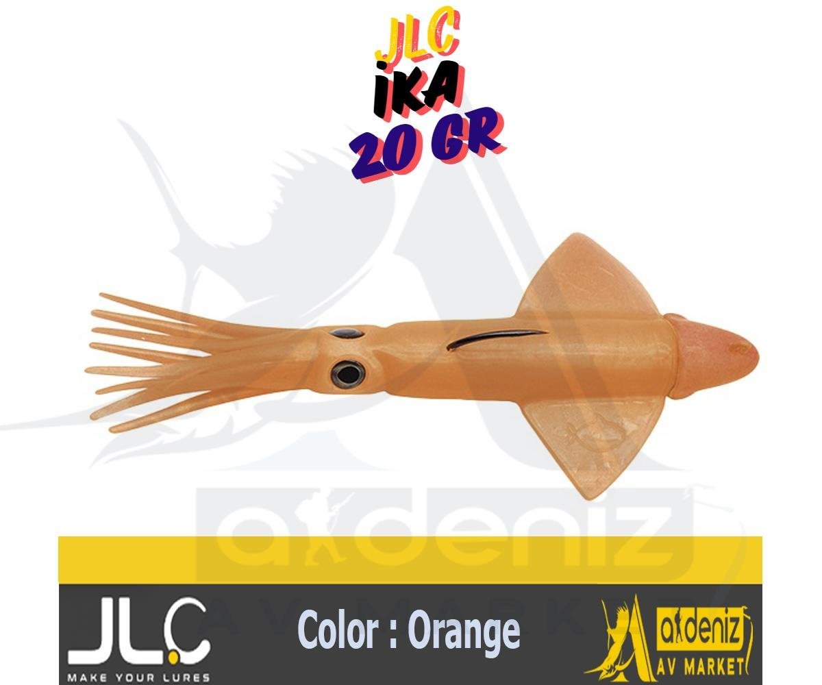 JLC Jigging A La Carta IKA 20 Gr #5 Orange turuncu Combo Silikon Kalamar Yem