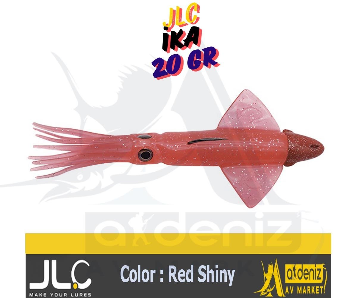 JLC Jigging A La Carta IKA 20 Gr #9 Red Shiny kırmızı Combo Silikon Kalamar Yem