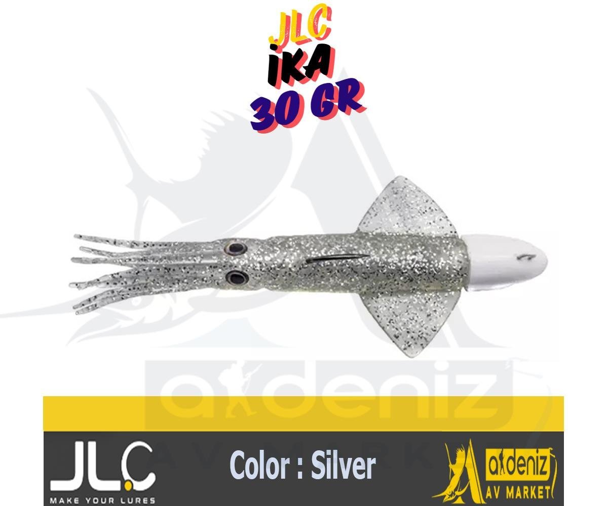 JLC Jigging A La Carta IKA 30 Gr #10 Silver plata gümüş Combo Silikon Kalamar Yem