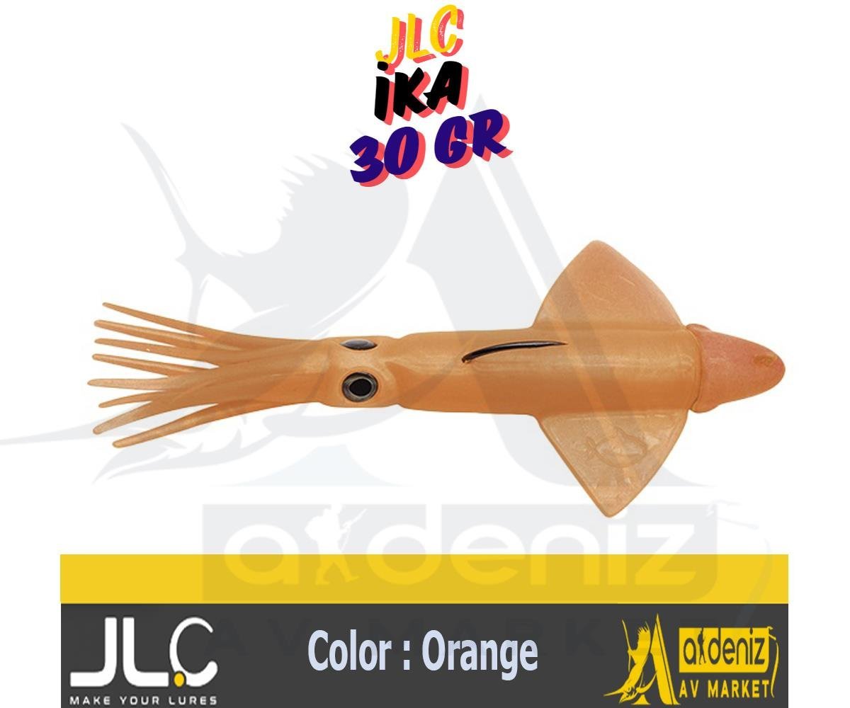 JLC Jigging A La Carta IKA 30 Gr #5 Orange turuncu Combo Silikon Kalamar Yem