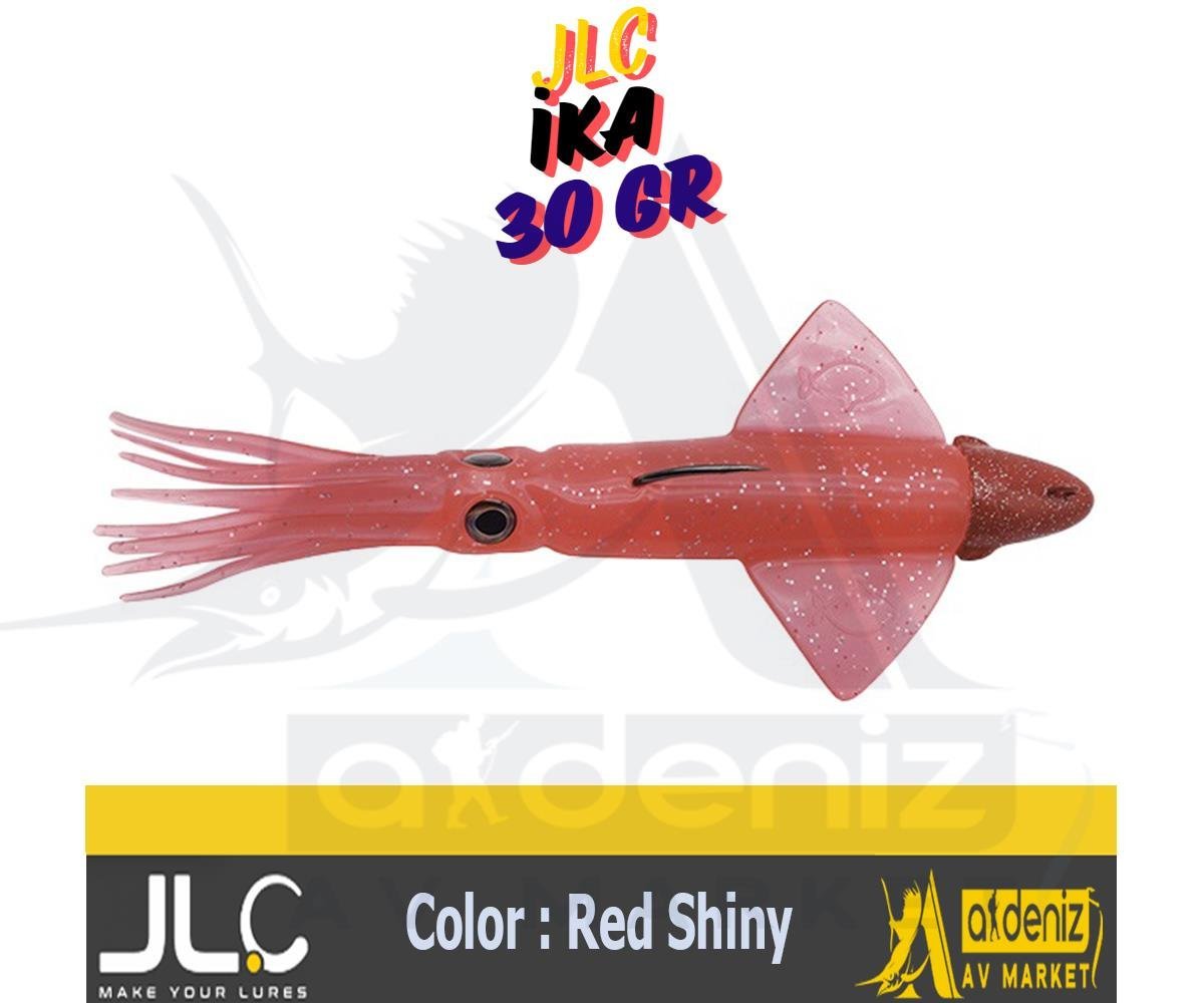 JLC Jigging A La Carta IKA 30 Gr #9 Red Shiny kırmızı Combo Silikon Kalamar Yem