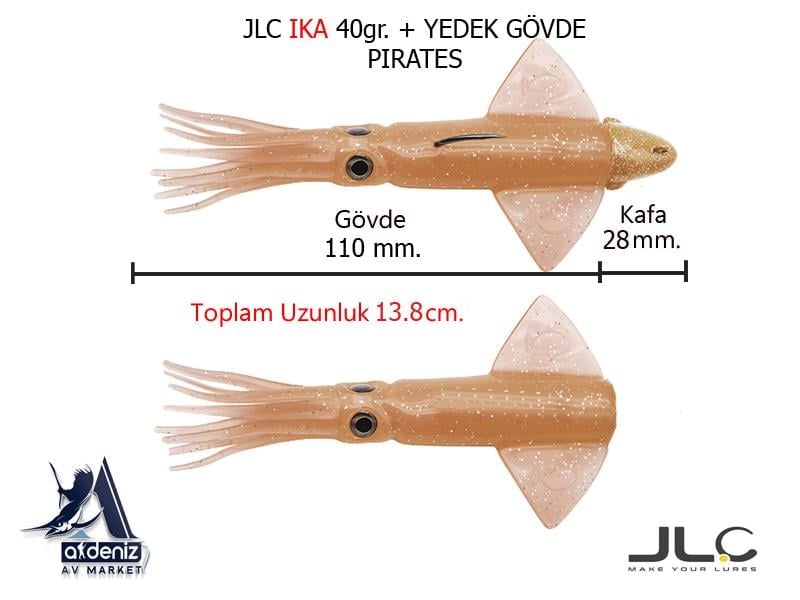 JLC Jigging A La Carta IKA 40 Gr #3 Pirates