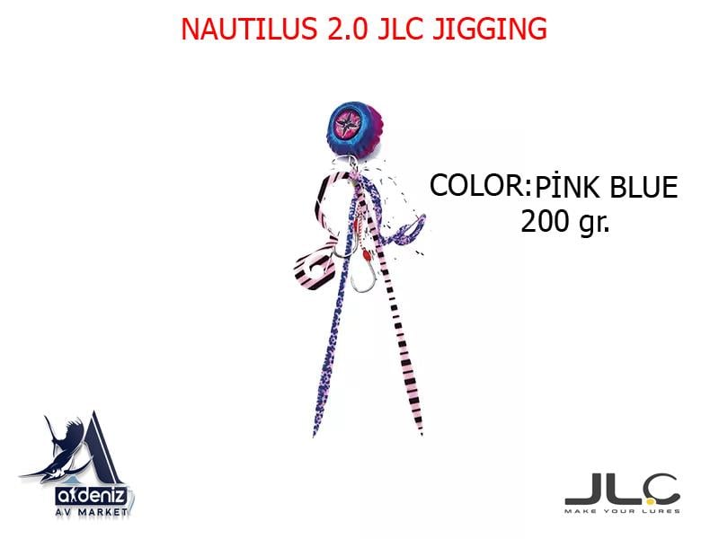 JLC Jigging A La Carta NAUTILUS 2.0 200 Gr #2 Pink Blue