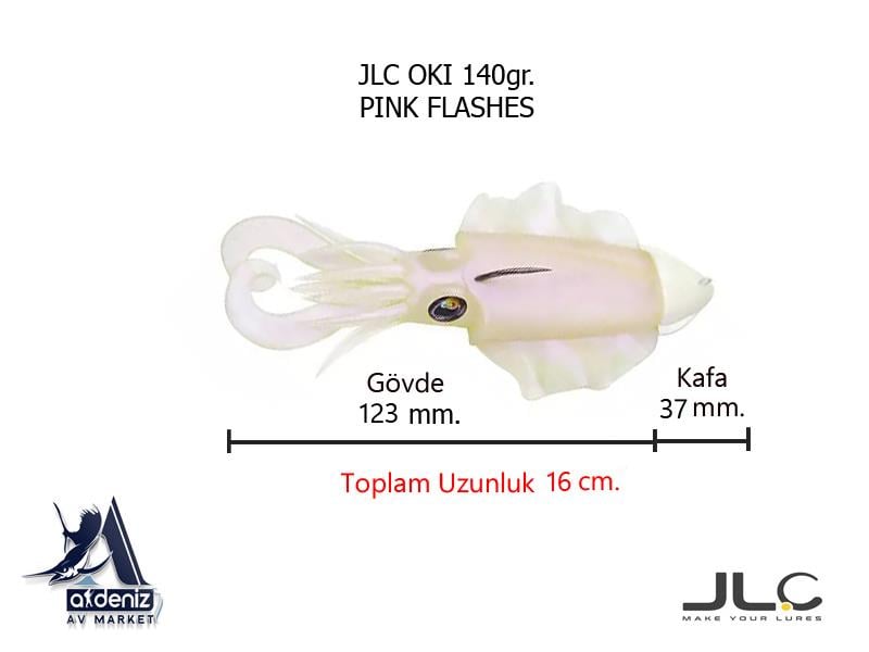 JLC Jigging A La Carta Oki 140 Gr #2 Pink Flashes