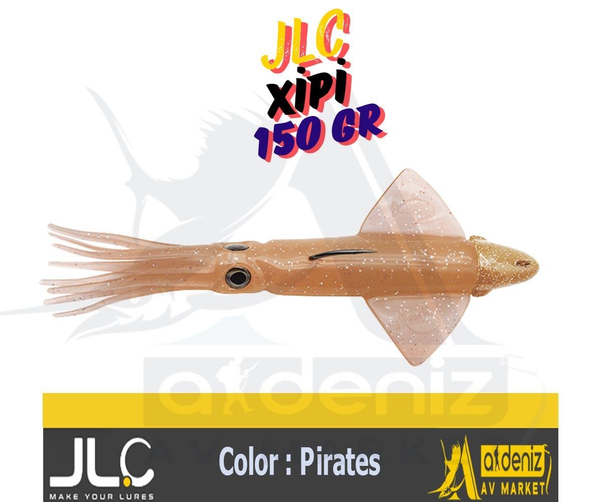 JLC Jigging A La Carta XİPİ 150 Gr #3 Pirates açık şeffaf pembe Combo Silikon Kalamar Yem