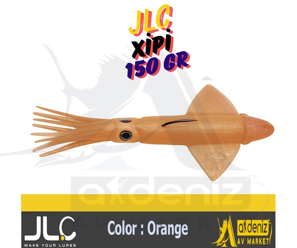 JLC Jigging A La Carta XİPİ 150 Gr #5 Orange turuncu Combo Silikon Kalamar Yem