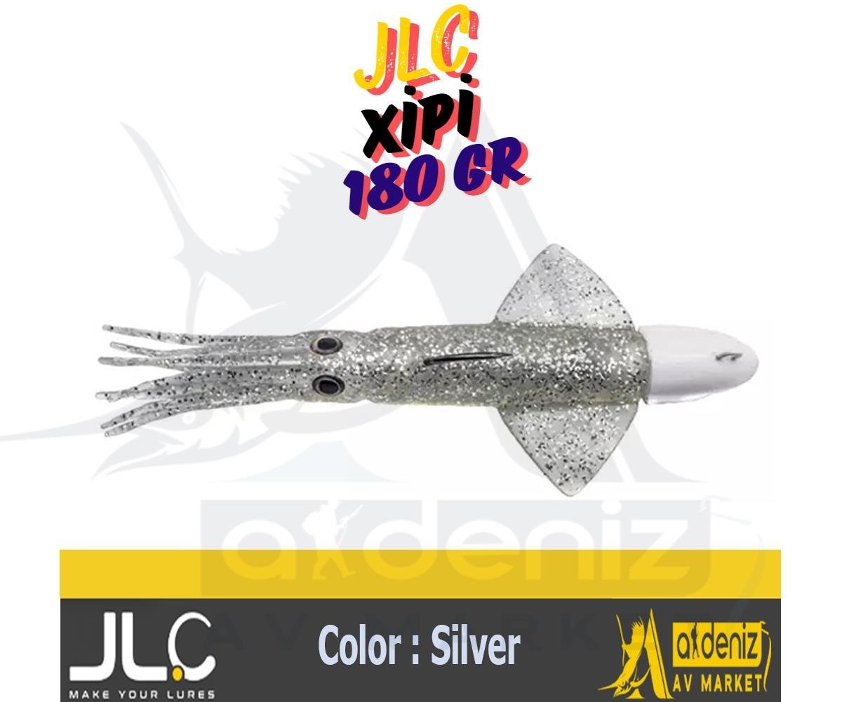 JLC Jigging A La Carta XİPİ 180 Gr #10 Silver plata gümüş Combo Silikon Kalamar Yem